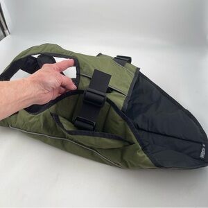 OneTigres Green Tactical Dog Harness - SZ M -Winter Dog Jacket